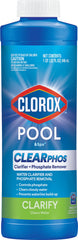 CLOROX Pool&Spa ClearPHOS Water Clarifier 1 Quart front view