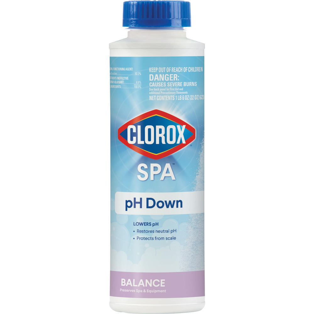 CLOROX Pool&Spa Spa pH Down 22-Ounce Powder front view