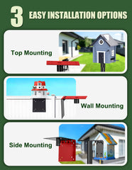 Close-up of 5-prong base of the XDW-GIFTS Bird House Pole
