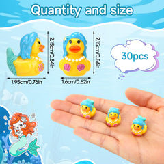 Close-up of a single GGSTDDUP mermaid duck figurine