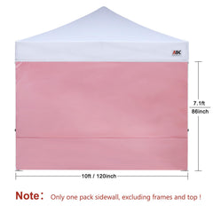 Close-up of ABCCANOPY SunWall Velcro attachment