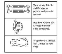 Close-up of adjustable turnbuckle from LOVE STORY hardware kit