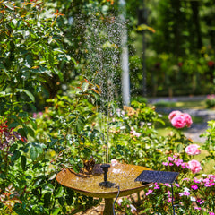 Close-up of AISITIN solar water pump nozzle options