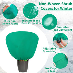 Close-up of ANGAR plant cover with adjustable drawstring