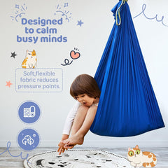 Close-up of Aokitec Sensory Swing fabric texture