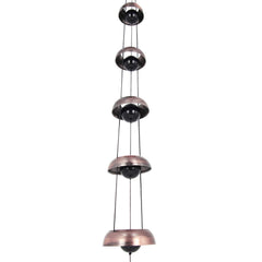 Close-up of ASTARIN Copper Wind Chimes showing detailed craftsmanship