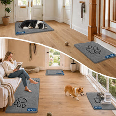 Close-up of Bcoimo Dog Door Mat texture and softness