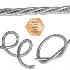 Close-up of Beaulife garden hose fittings and washers
