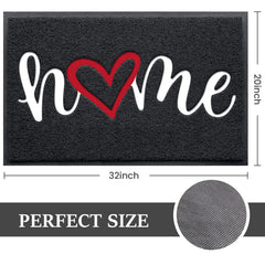 Close-up of BeneathYourFeet Welcome Mat texture and design