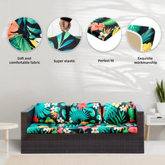 Close-up of BIETYONE Outdoor Cushion Covers fabric texture