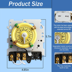 Close-up of Bxmgr T101M Timer showing upgraded motor