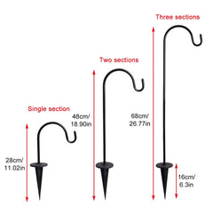 Close-up of CALIDAKA Shepherd's Hook S-shaped hook