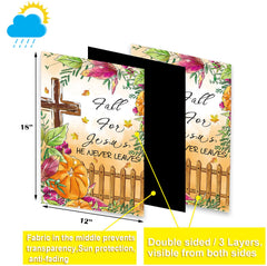 Close-up of CDLong garden flag with Easter design