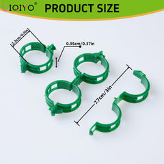 Close-up of CIQIYO plant support clips showing the design