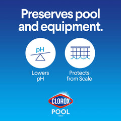 Close-up of CLOROX Pool&Spa Swimming Pool pH Down granules