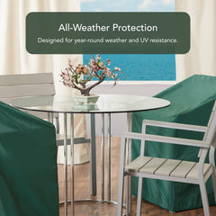 Close-up of Covermates Chair Cover mesh vent for airflow