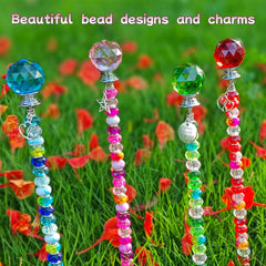 Close-up of crystal diamonds and balls from the ZSlactp kit