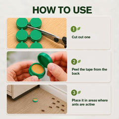 Close-up of CVKDGJD Ant Away repellent with double-sided film