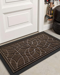Close-up of DEXI doormat showing rubber backing