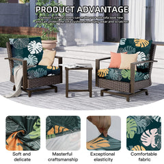 Close-up of DREAHOTEXTIL outdoor cushion covers fabric texture