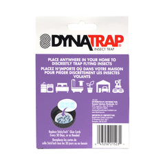 Close-up of DynaTrap glue card with sticky surface
