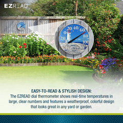 Close-up of easy-to-read numbers on EZREAD Dial Thermometer