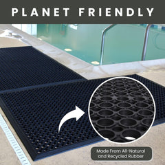 Close-up of Envelor Anti Fatigue Bar Mat texture