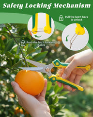 Close-up of EWPJDK shears blade and rubber grip