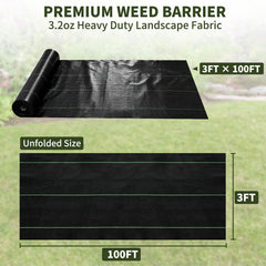 Close-up of EXTRAEASY weed barrier fabric texture