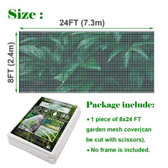 Close-up of FARAER garden netting mesh design
