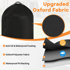Close-up of fastening straps on i COVER Grill Cover