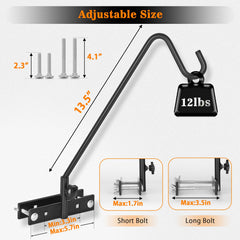 Close-up of FEED GARDEN deck hook clamp design