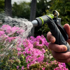 Close-up of Flexzilla nozzle's non-slip rubber grip