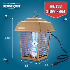 Close-up of Flowtron Electric Bug Zapper shock grid