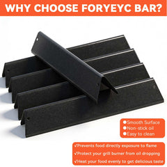 Close-up of FORYEYC Flavorizer Bar with porcelain finish