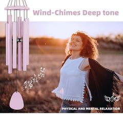 Close-up of FSVGYY wind chimes aluminum tubes