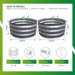 Close-up of GARDMAX galvanized metal material