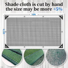Close-up of Glieskir Shade Cloth HDPE material texture