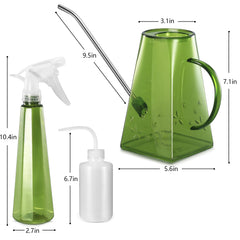 Close-up of Goowin watering can's long stainless steel spout