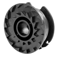 Close-up of Greenworks String Trimmer Spools with factory-wound design