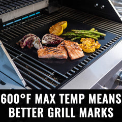 Close-up of Grillaholics Heavy Duty Grill Mat texture