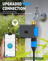 Close-up of Grillum WiFi Sprinkler Timer control panel
