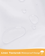 Close-up of grommet design on HolidayIdeas Outdoor Curtains