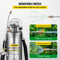 Close-up of Happybuy Sprayer adjustable nozzle