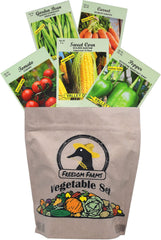 Close-up of heirloom seeds in packets