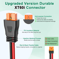 Close-up of Hiutgowt XT60i connectors