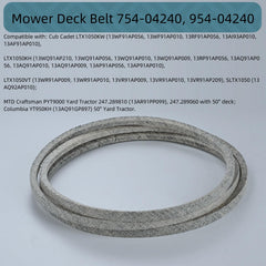 Close-up of Holdly Deck Belt material