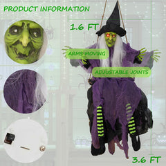 Close-up of Hourleey witch ghost lighted eyes