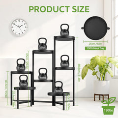 Close-up of iDavosic.ly plant stand tray size