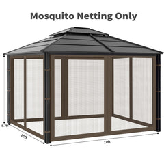 Close-up of Iheqard mosquito netting fabric texture